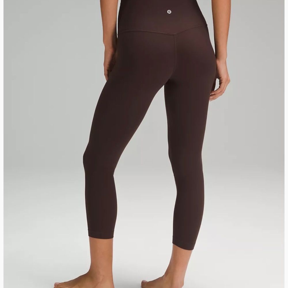 Black lulu lemon align capri pant 23” inseam